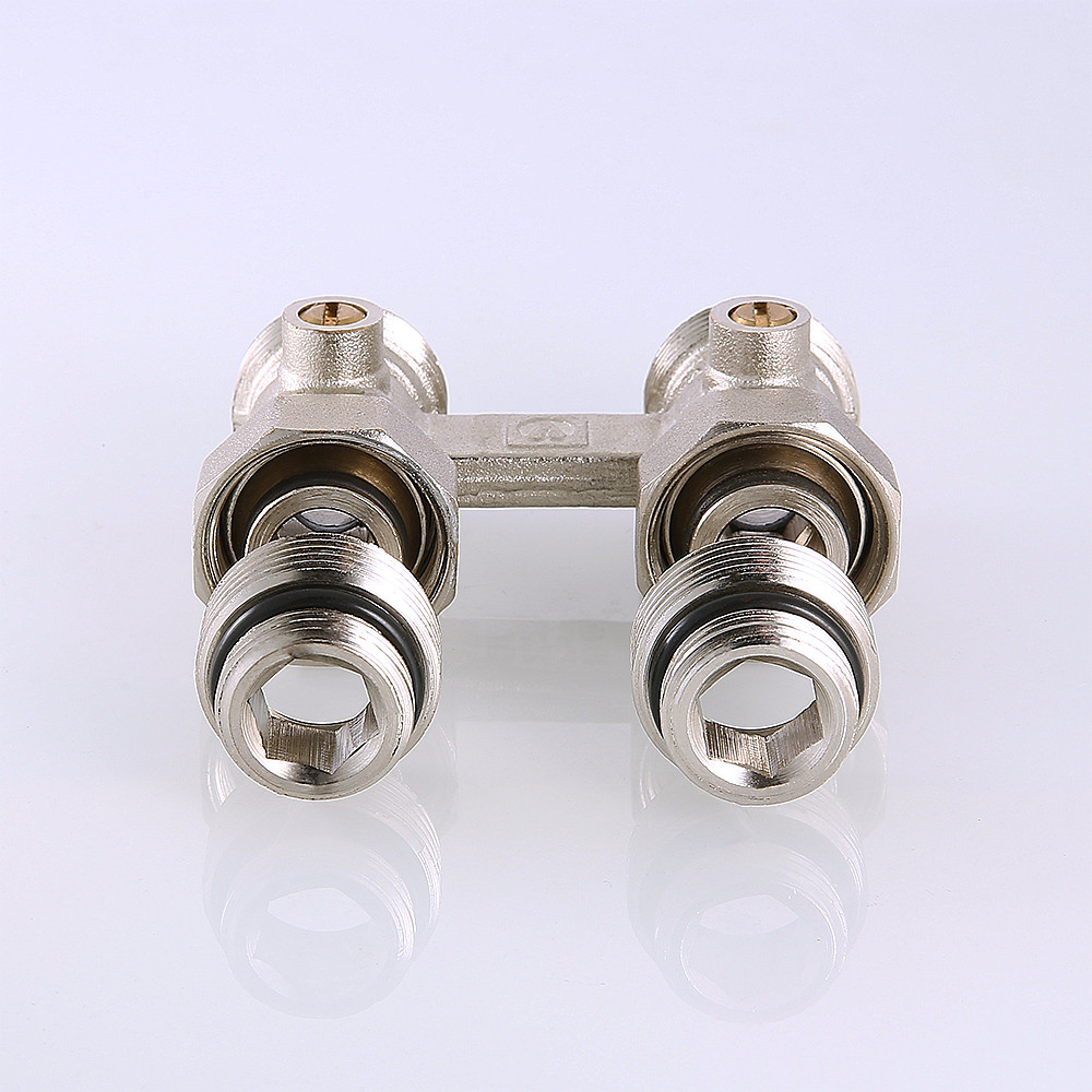 Узел прямой ВН 1/2" x 3/4" для нижнего подключения радиатора (комплект) VALTEC