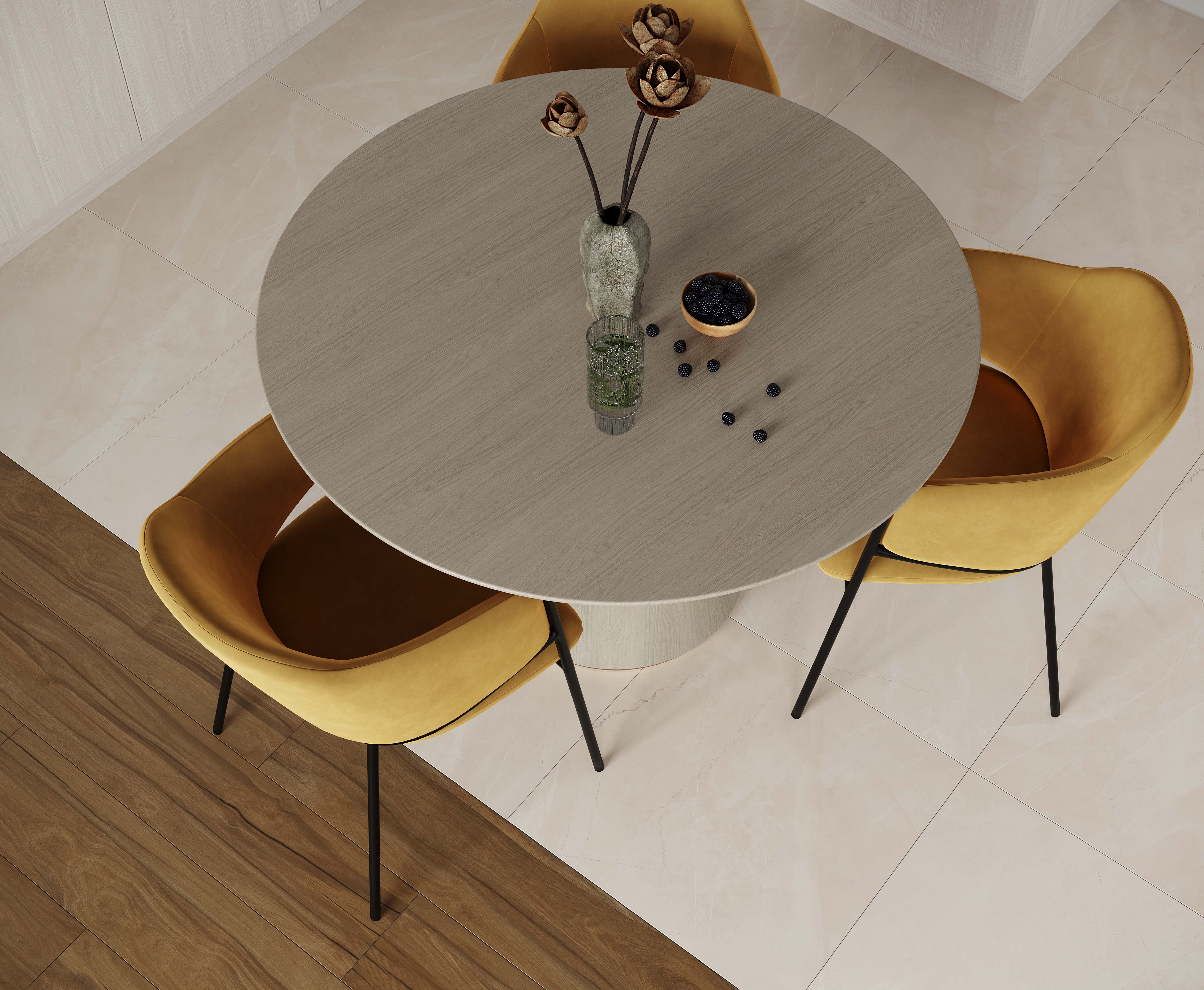 Pulpis ivory керамогранит светло-бежевый матовый 60x60