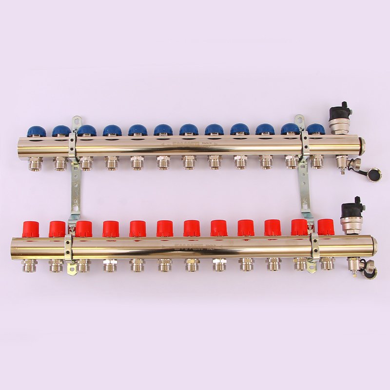 Колл. группа EMMETI TOPWAY 1"x3/4" ЕК 12 выходов с термостатическими вентилями