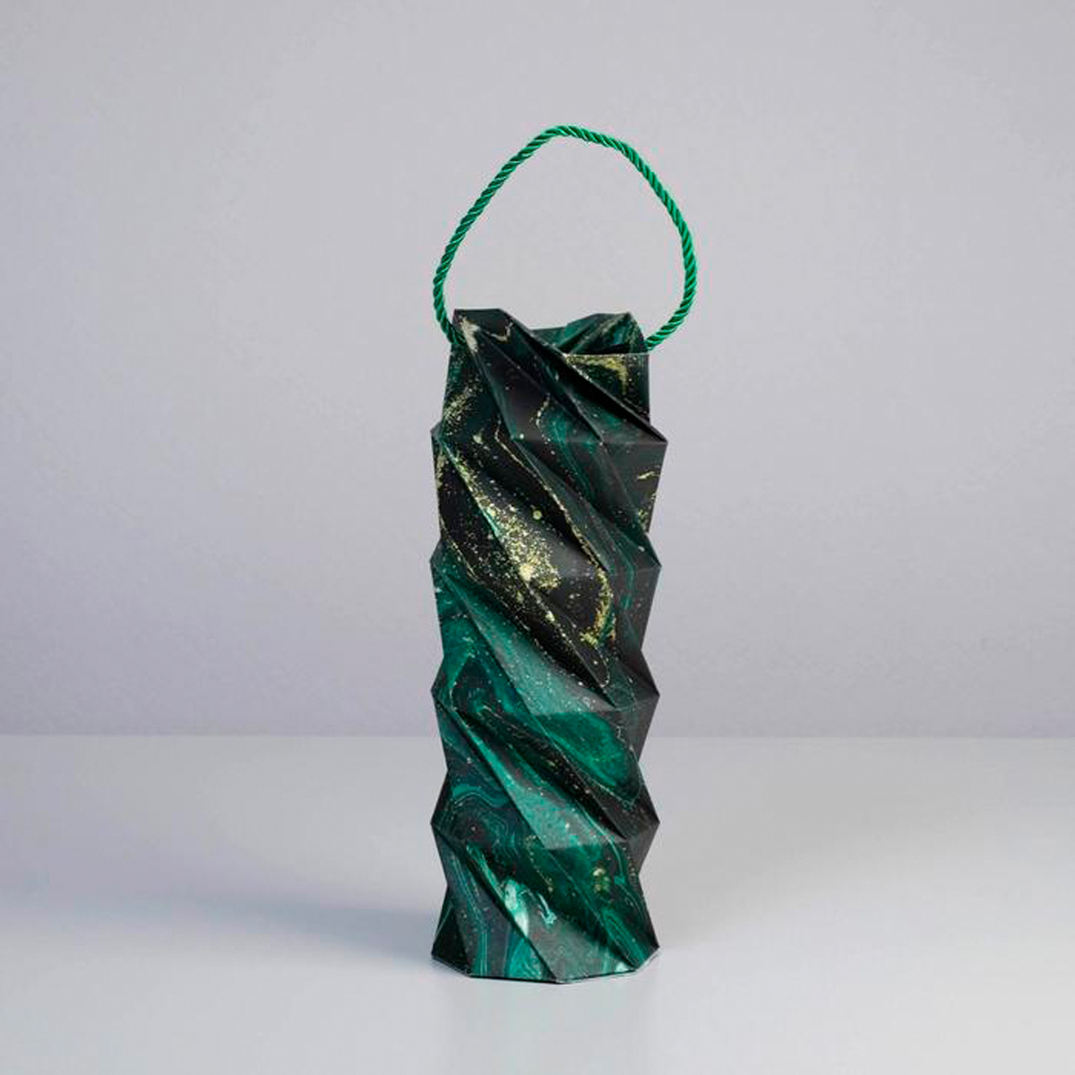 Пакет подарочный под бутылку "для вас" 37,5*11*9 см (1/3/210) "дарите счастье" 5352455