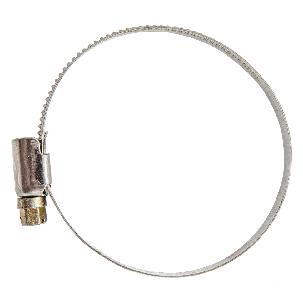 Хомуты нержавеющая сталь, Стандартное болтовое крепление 50-70 мм, 50 штук в упаковке, ширина 9 мм Сибртех (47584)