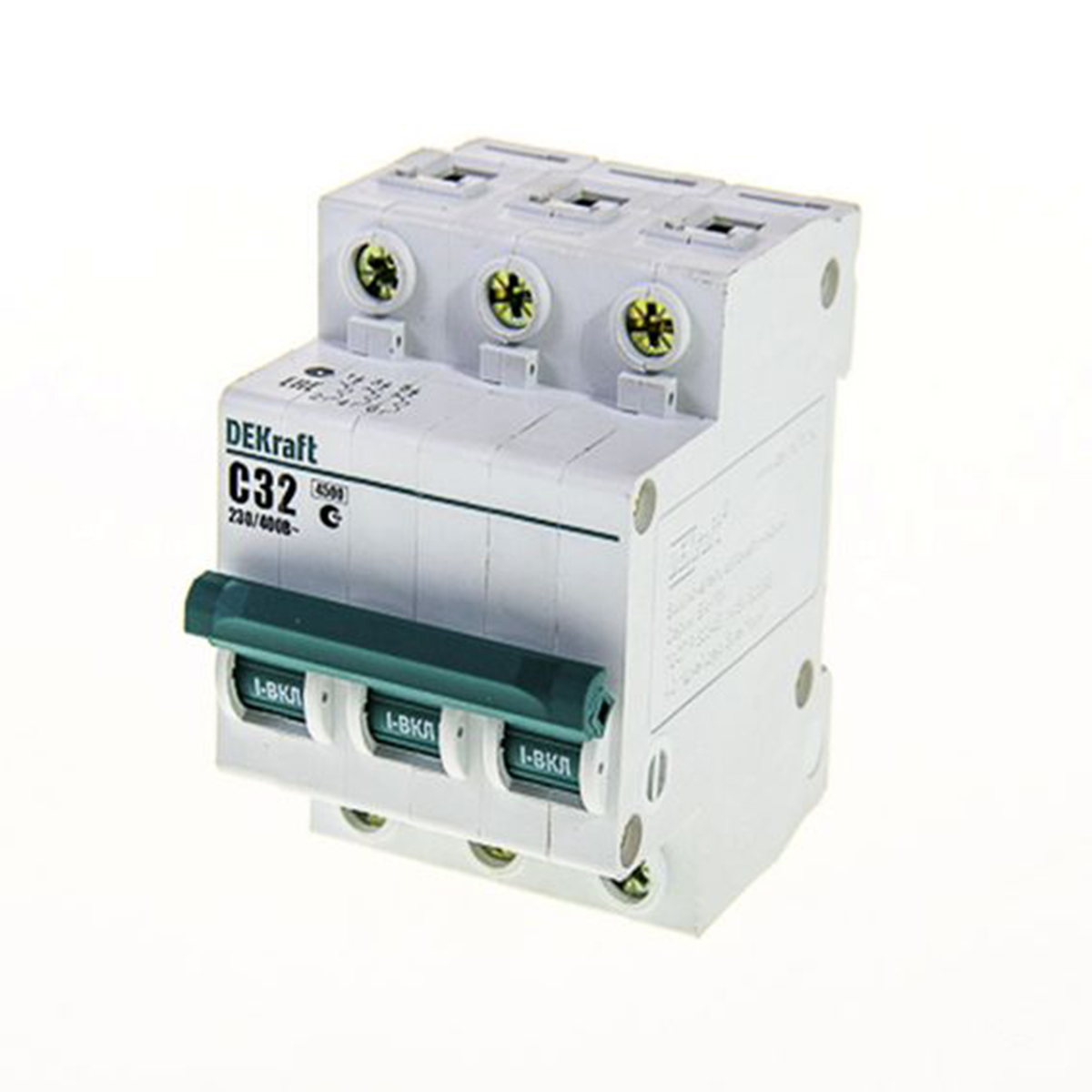 Выключатель автомат. ва-101 3р 32а 4,5ка тип с (1/4/48) "dekraft"