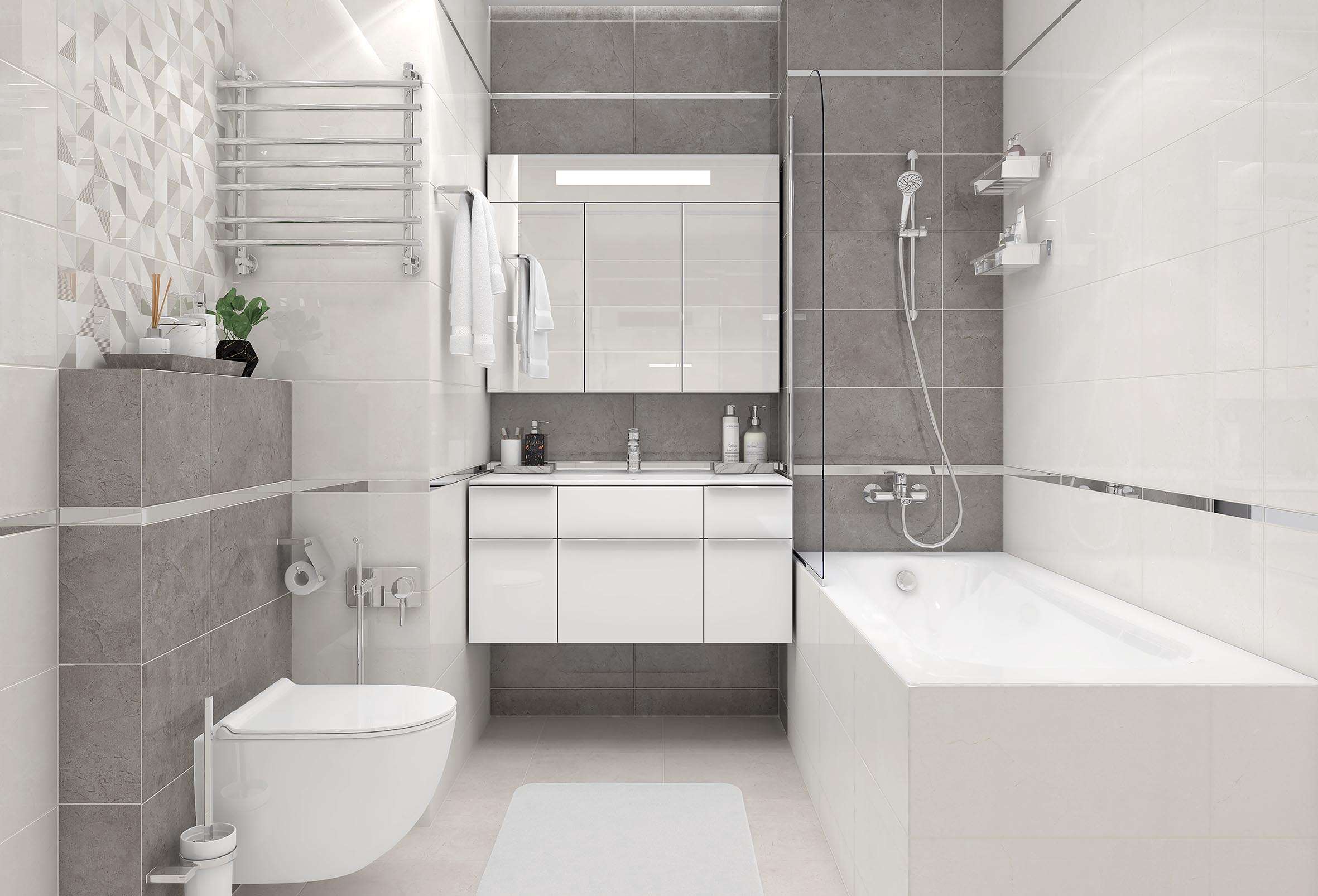 Slim бежевый 25x50