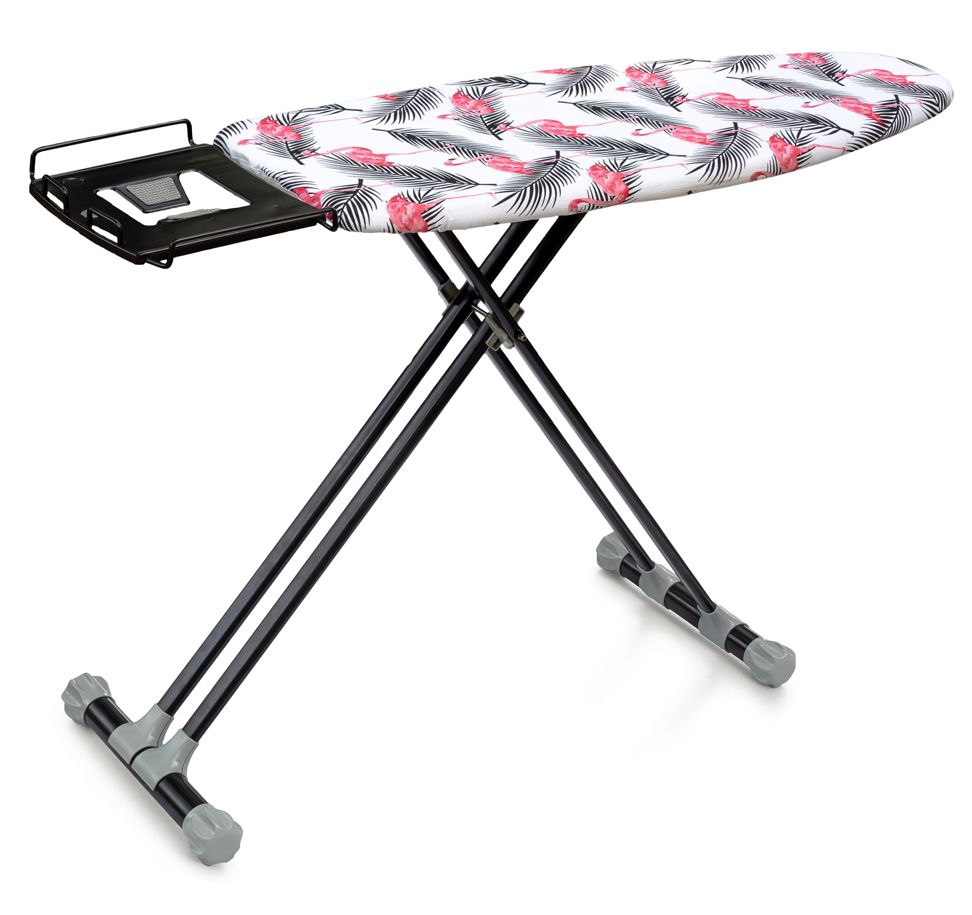 Доска гладильная "алиса" 120 х 44 см (1/2)  металл (черный)