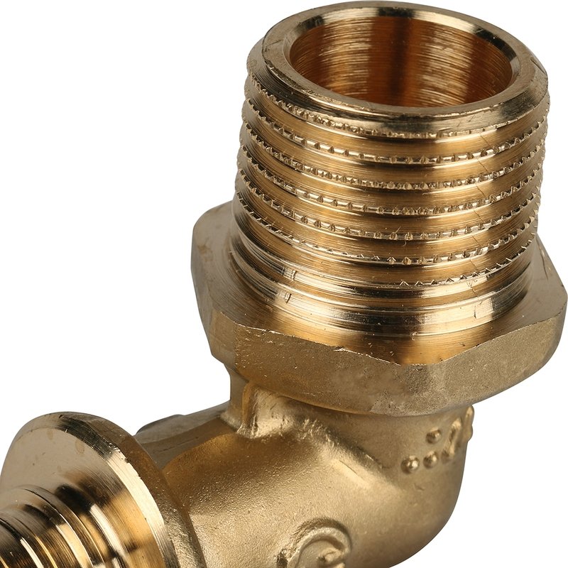 Угол переходной 16 x 1/2" НР аксиальный для труб PE-X STOUT