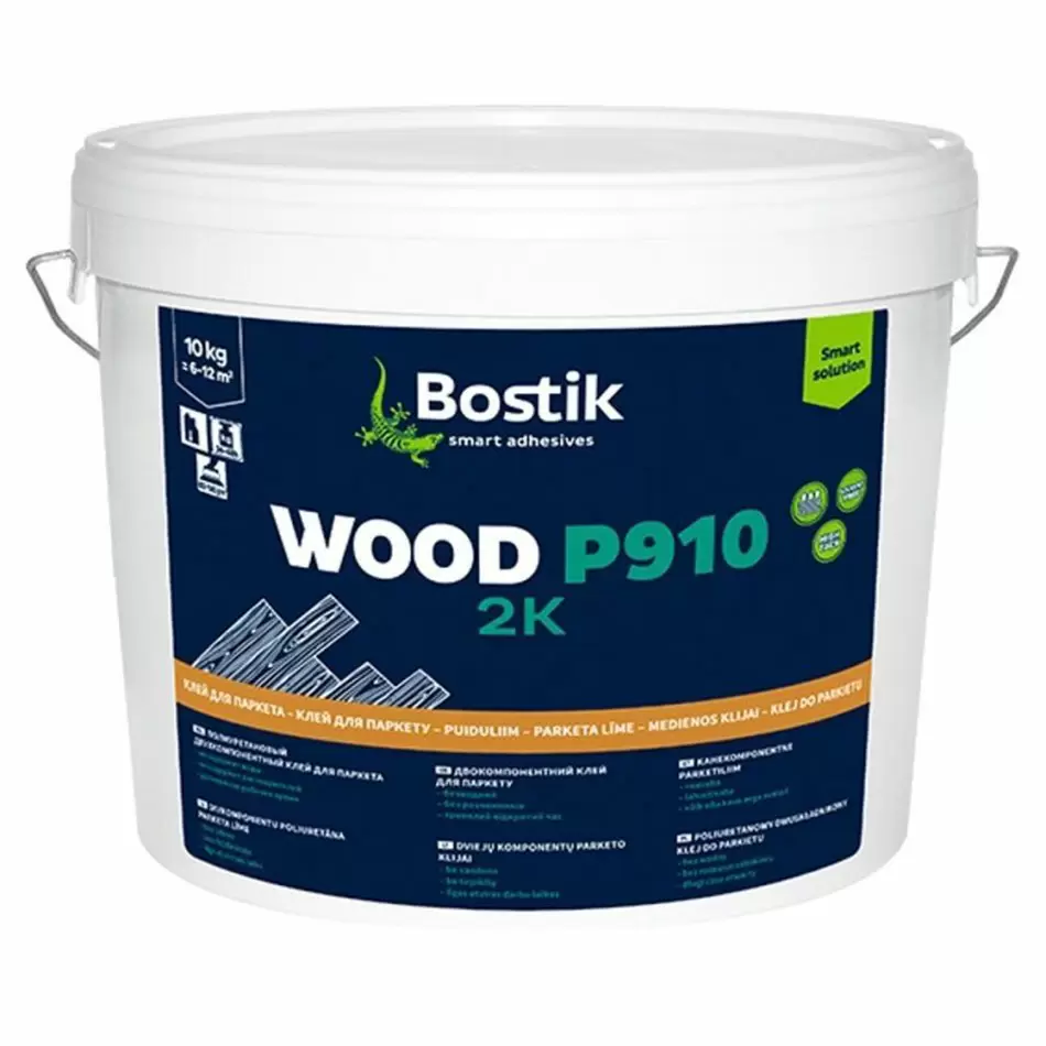 BOSTIK WOOD P910 2K (компонент А) клей для паркета полиуретановый, 9 кг