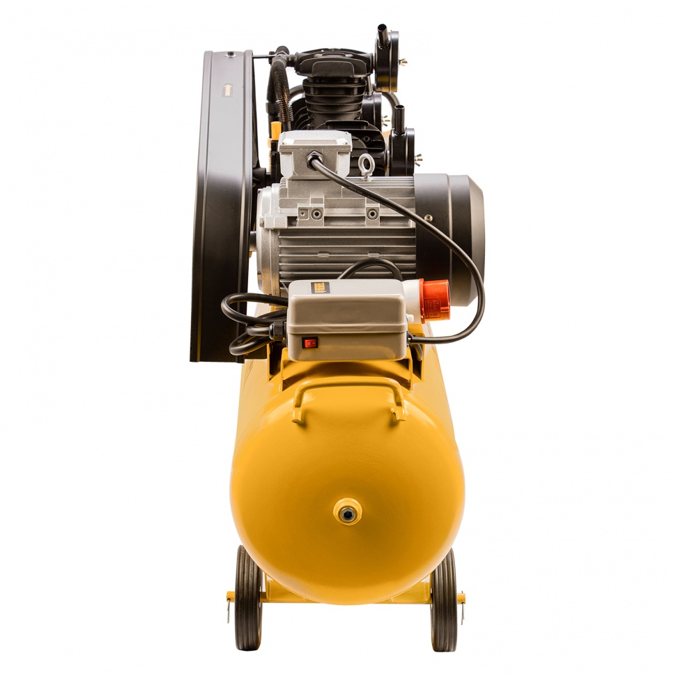 Компрессор воздушный BCW3000-T/100, ременный привод, 3.0 кВт, 100 литров, 520 л/мин Denzel (58118)