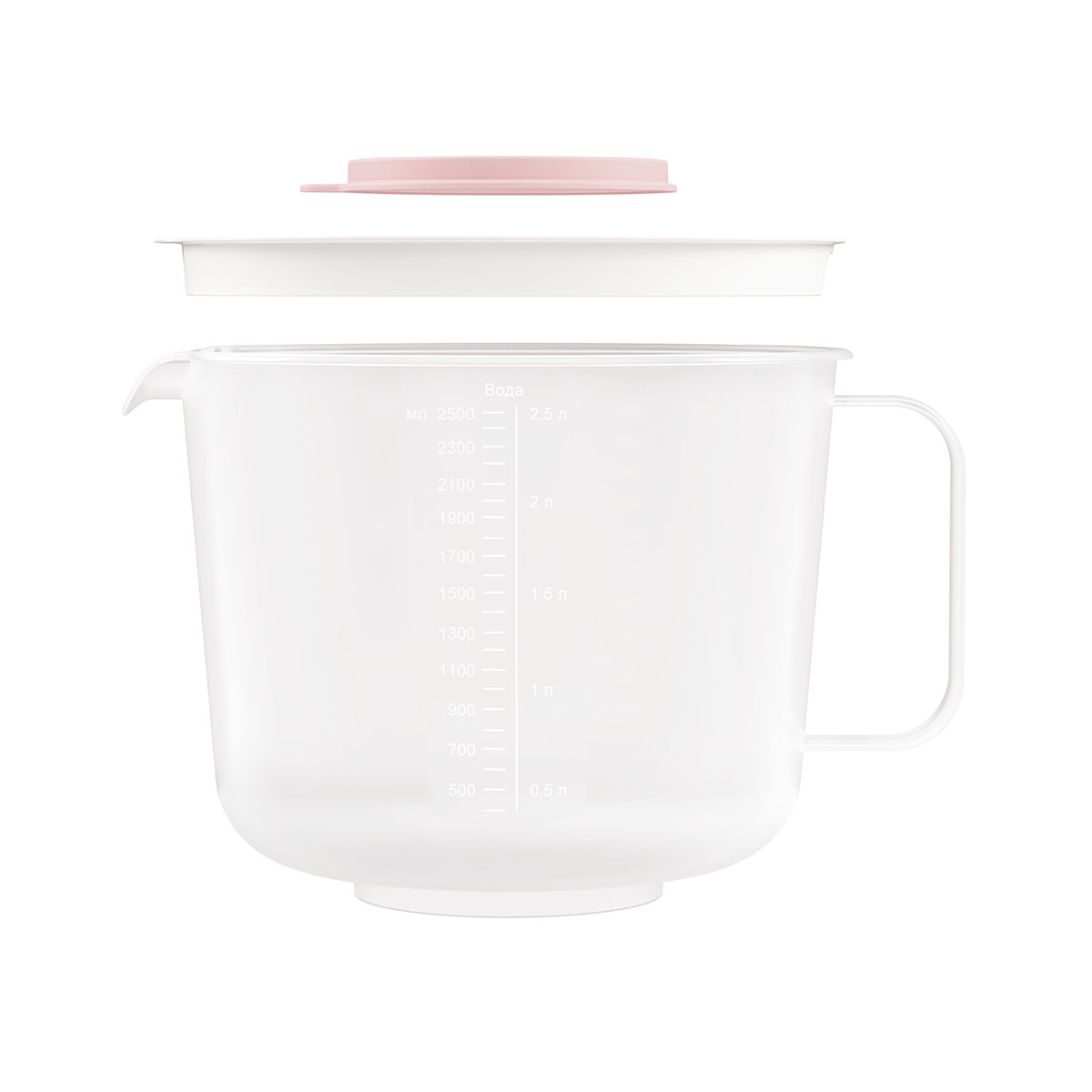 Емкость для миксера  пласт. 2,5 л (1/10) "альтернатива" м1241