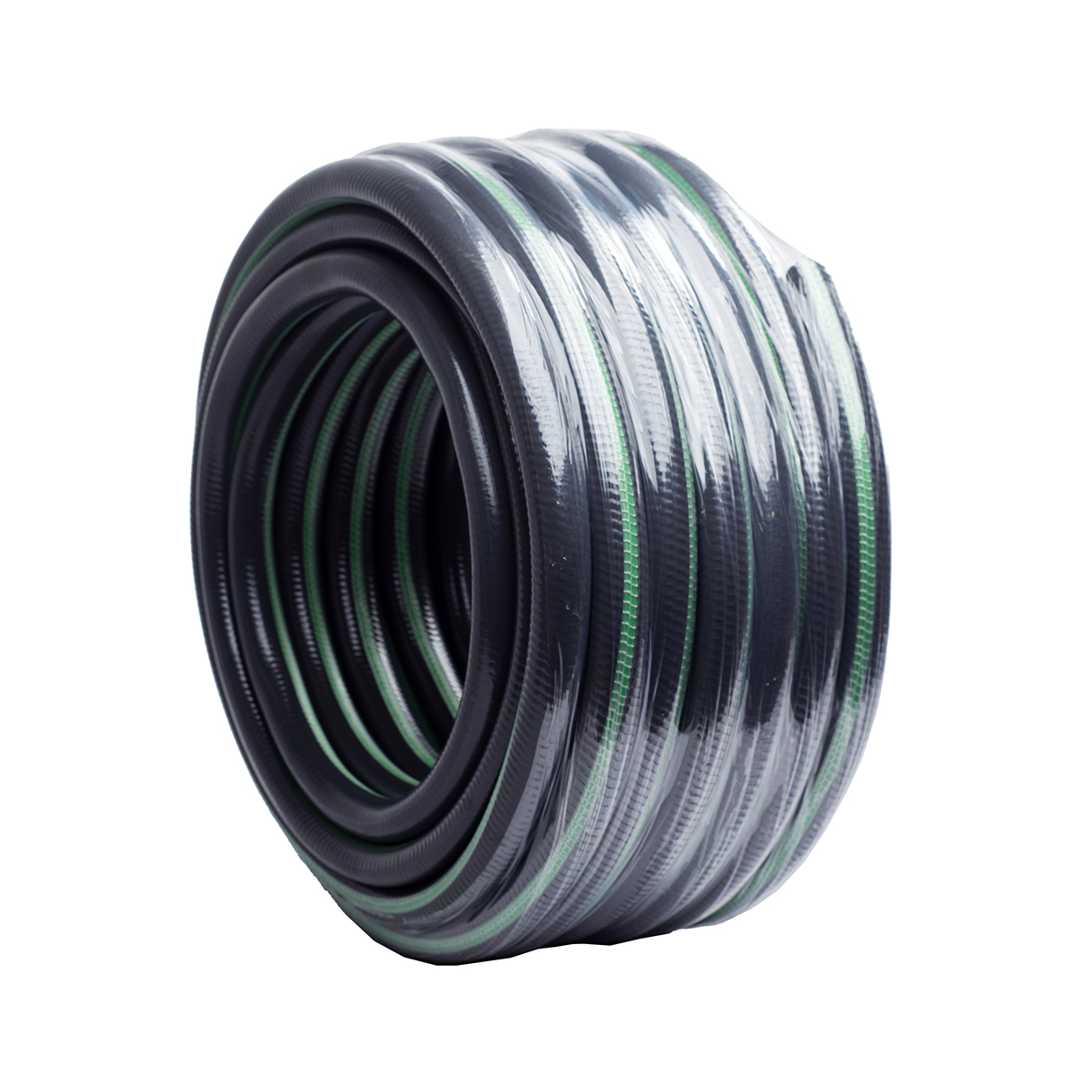 Шланг пвх пищевой армиров. усиленный "премиум" 3/4" 25 м (серый/зеленый) ((1) "вихрь"