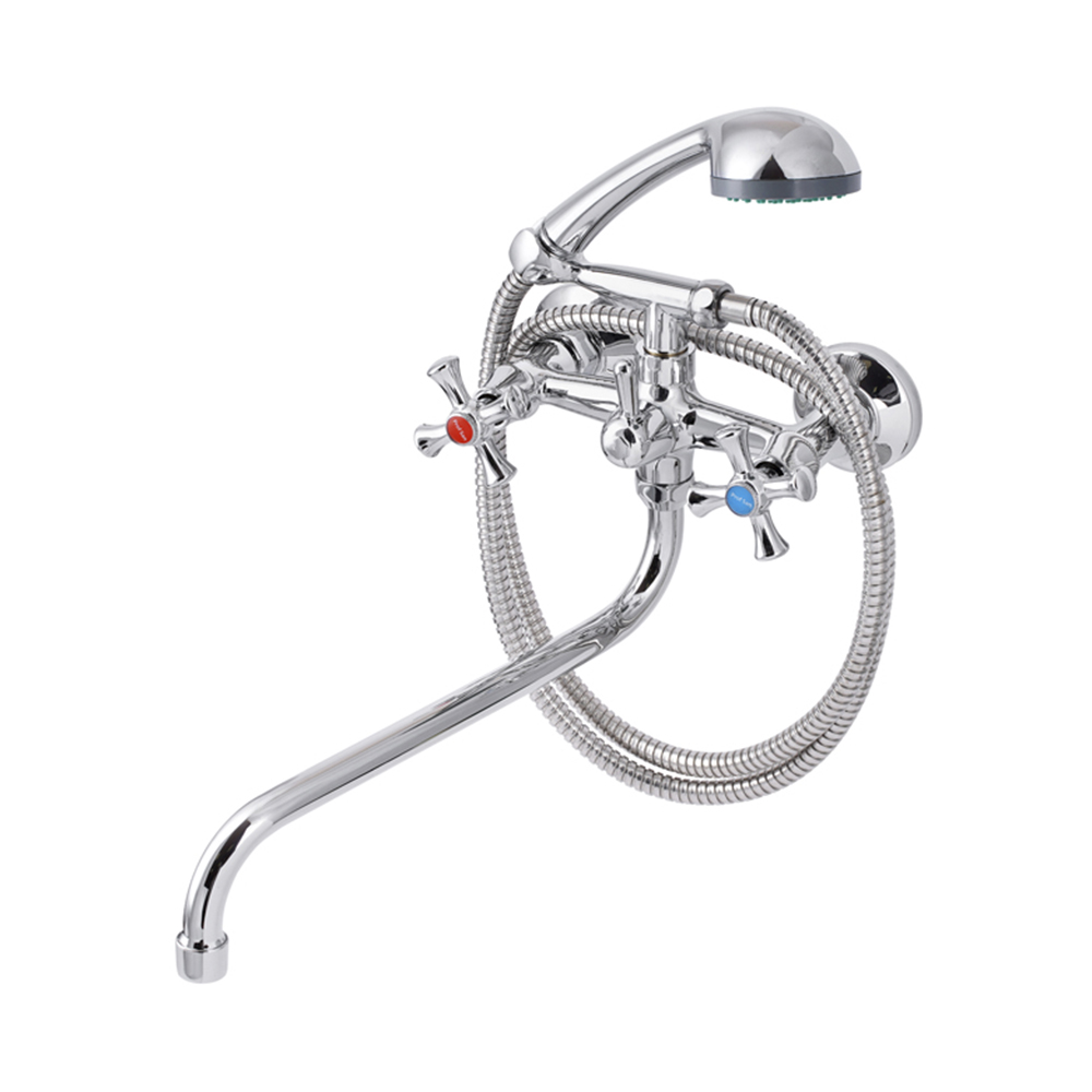 Смеситель для ванн псм-157-ек/75 длинный излив (1/10) "профсан"