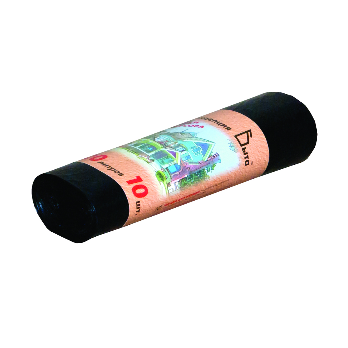 Мешки для мусора 120 л  рулон 10 шт. (13 мкм) (1/35) концепция быта