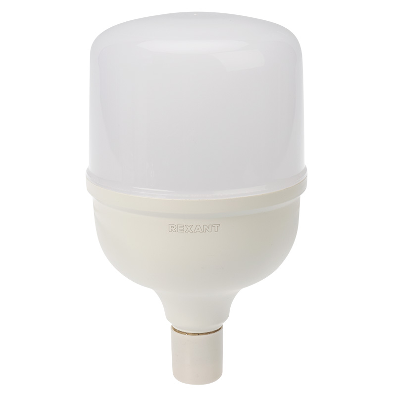 Лампа светодиод. "rexant" высокомощн. 50w e27 переход. на e40 6500 k 4750 лм, холодн. (1/12) 604-071