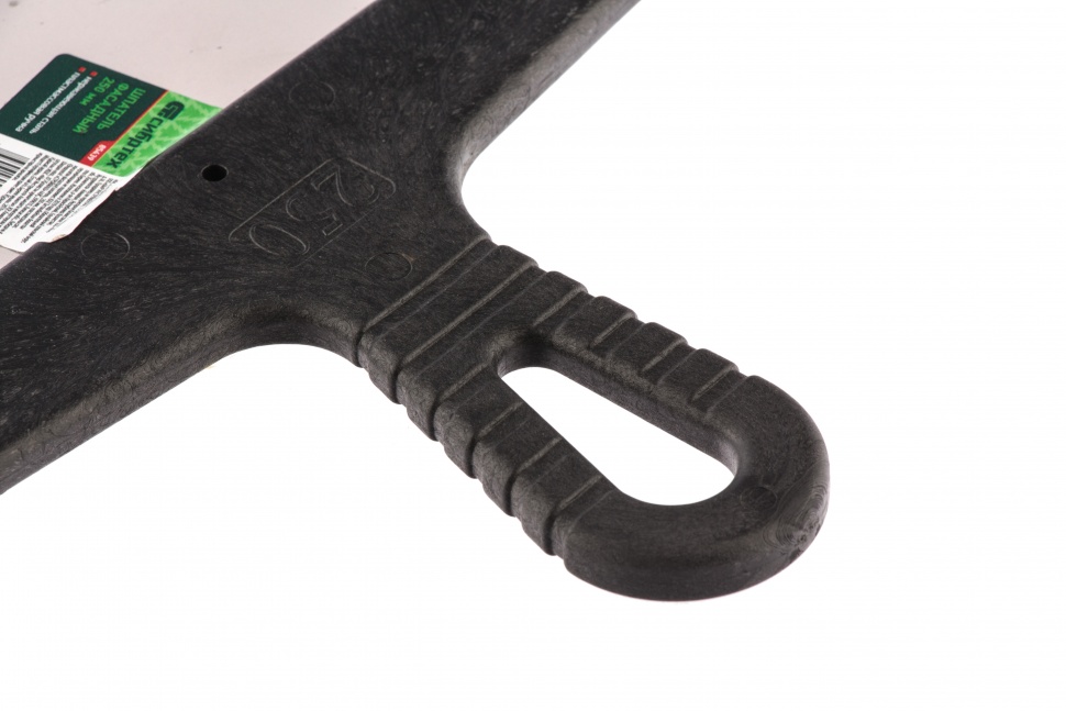 Шпатель фасадный из нержавеющей стали, 250 мм, пластмассовая ручка Сибртех (85439)