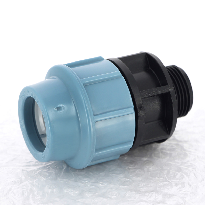 Муфта ПНД обжимная НР 32 х 1" для водопроводных труб UNIDELTA