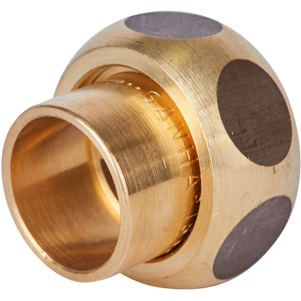 Муфта (американка) 18x3/4" (ВР) с накидной гайкой под пайку SANHA бронзовая 143591834