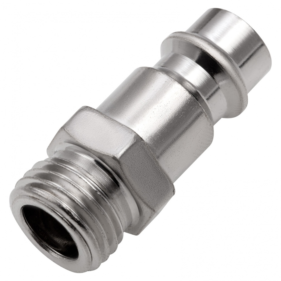 Ниппель универсальный быстросъемный ("папа"), 1/4, внешняя резьба, 2 шт, Stels (57053)