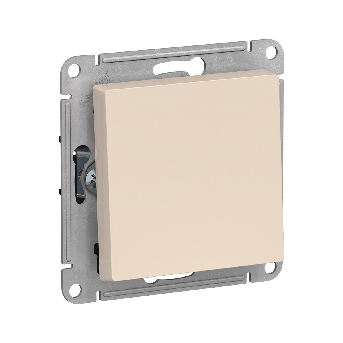 Переключатель перекрестный "atlasdesign" 1 кл. (механизм) 10а, бежевый (1/5/20) "schneider"
