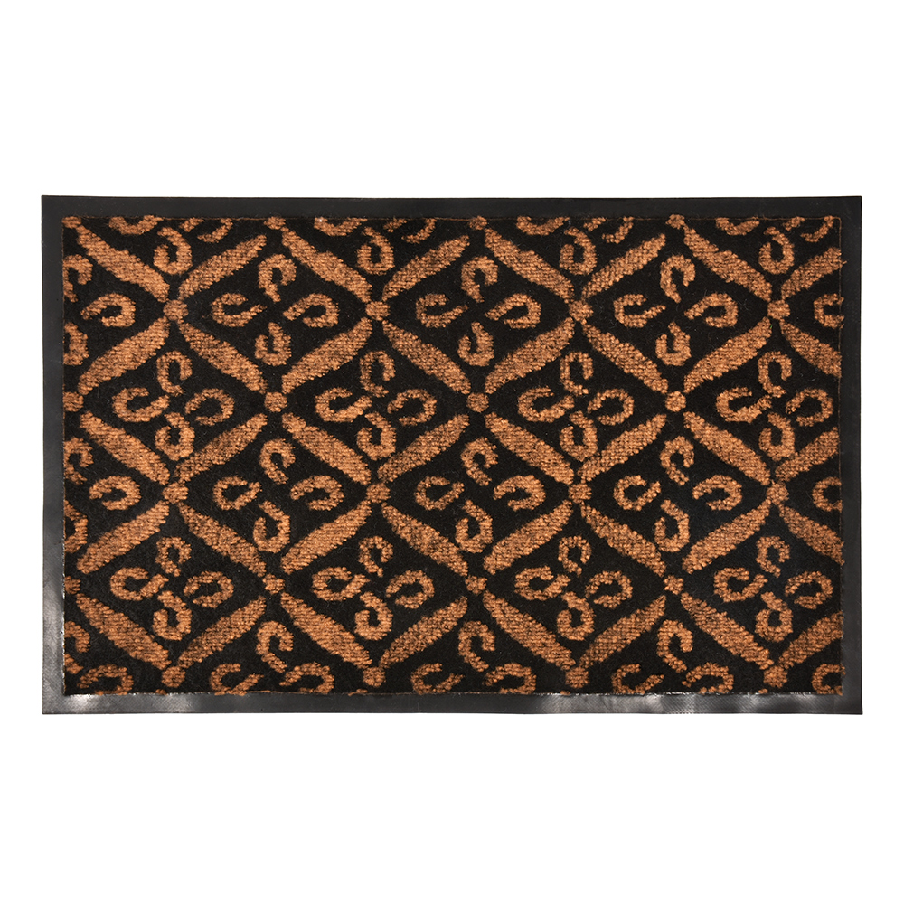 Коврик влаговпитывающий "hall" 50*80 см коричневый (1/10) "vortex" 24076