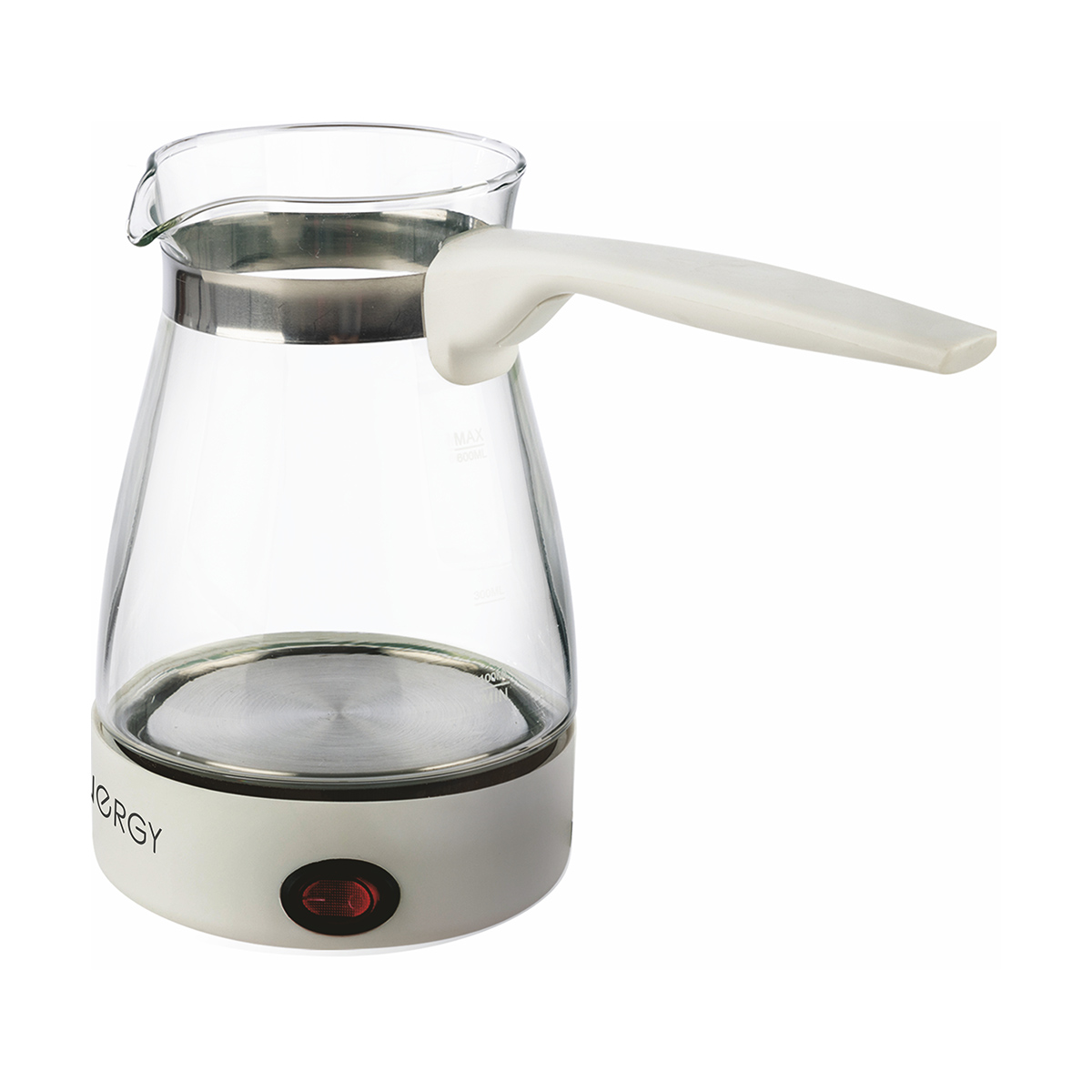 Кофеварка (турка) электрич. стеклянная "energy" en-292  450 мл 600 вт (1/36)
