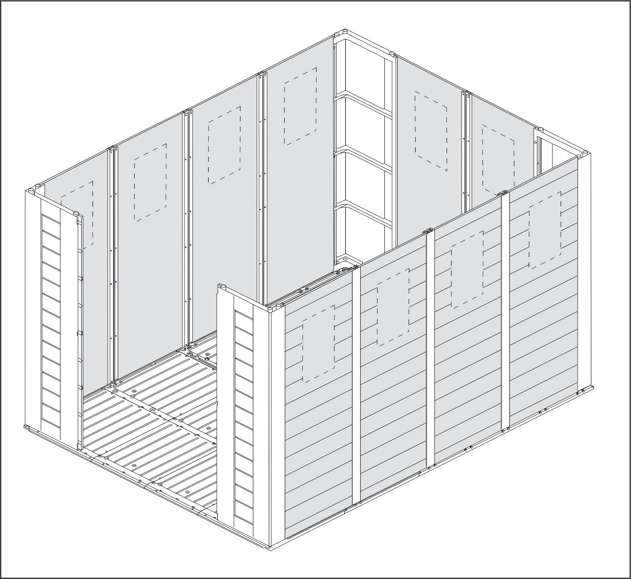 Сарай "Фактор 8x11" (размеры 248 х 326 )