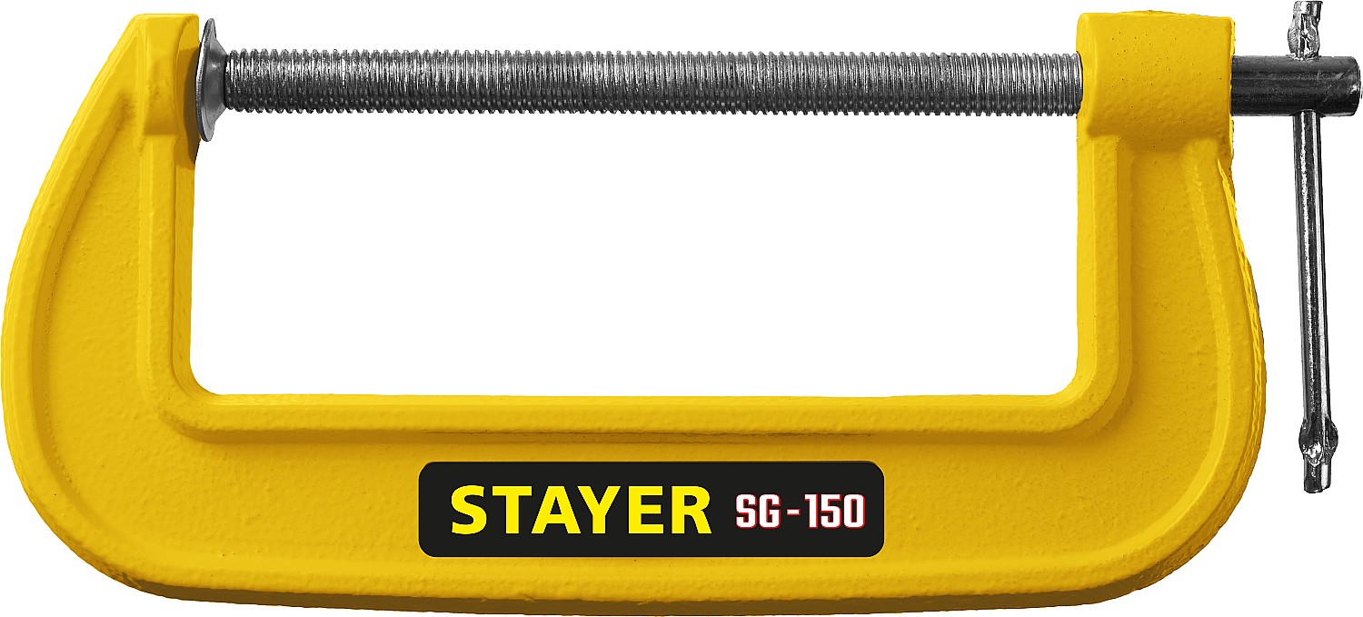 STAYER SG-150, 150 мм, чугунная струбцина G (3215-150)