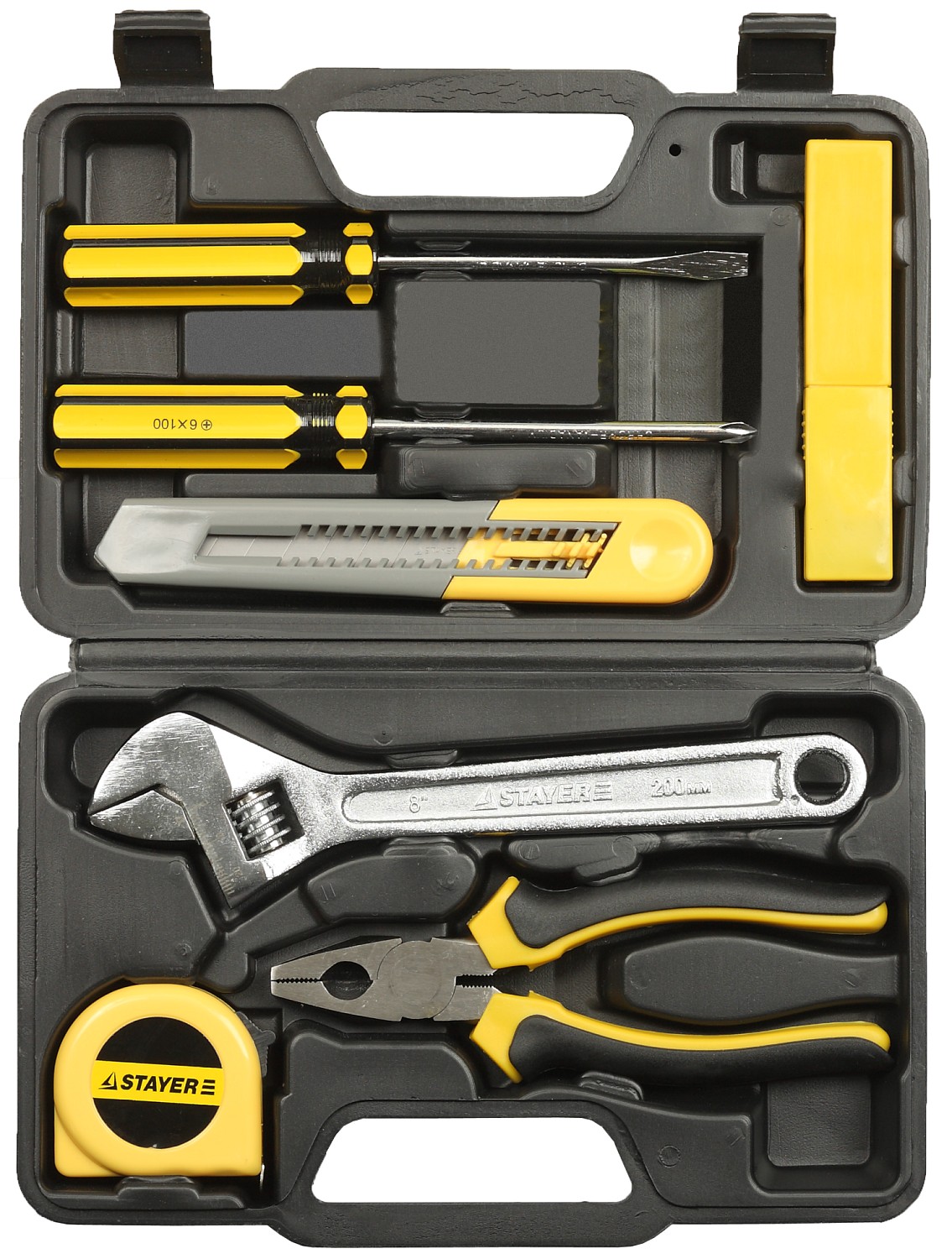 Набор STAYER ″STANDARD″ универсальный для ремонтных работ, 7 предметов (тестер напряжения в комплект не входит)