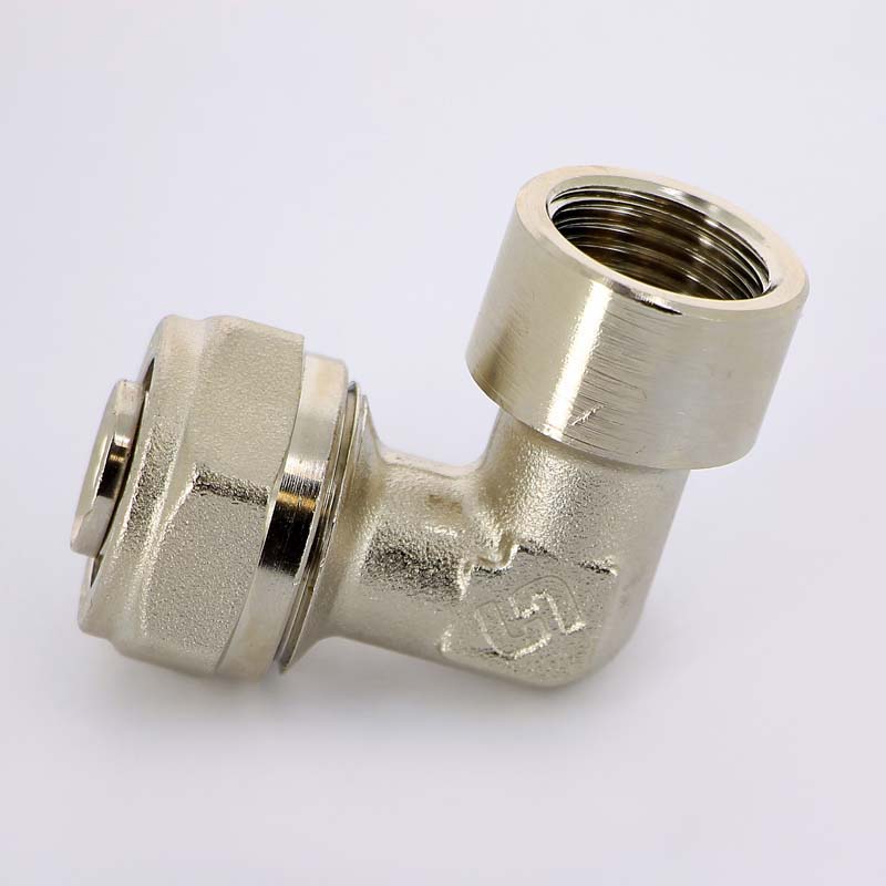 Угол обжимной ВР 20 х 1/2" 90° UNI-FITT для м/п труб