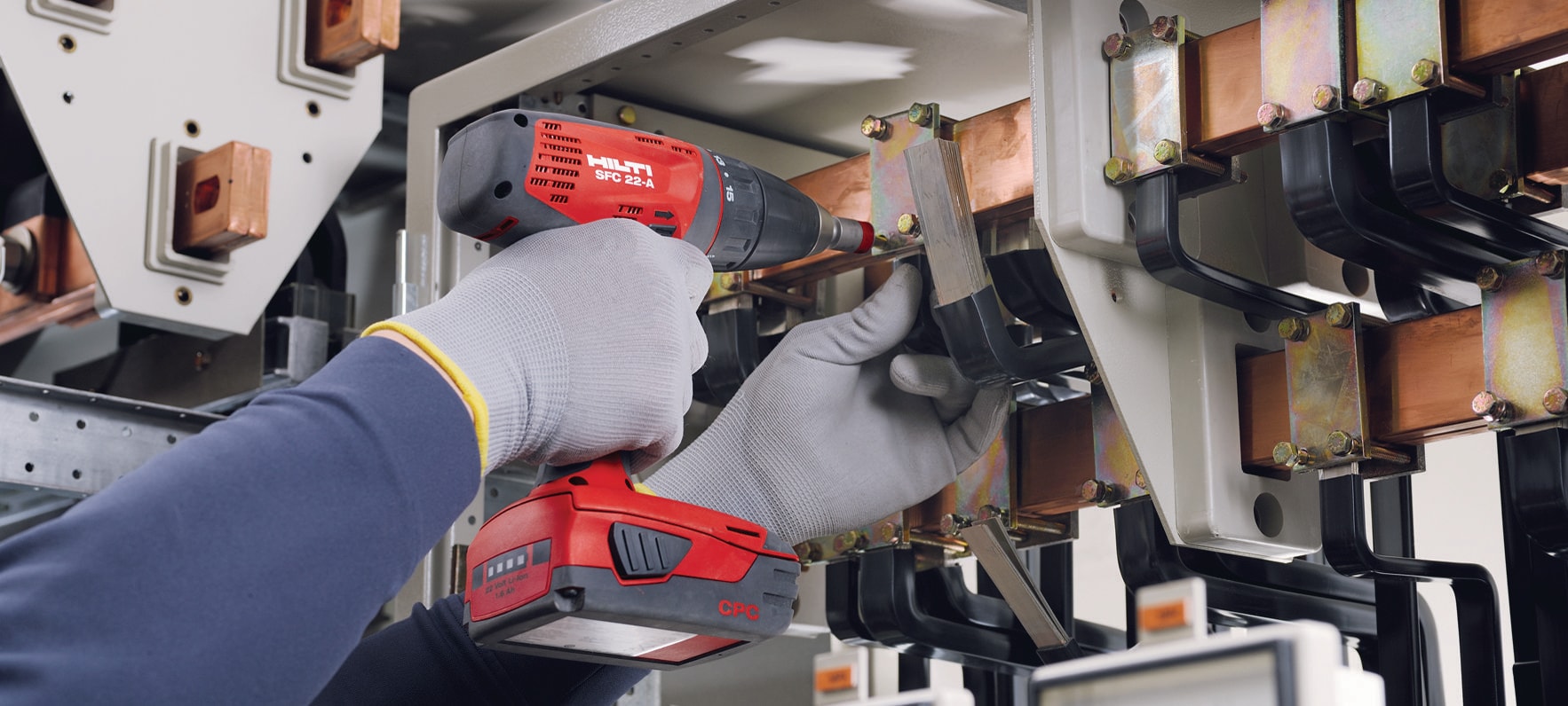 Аккумуляторная дрель шуруповерт HILTI ХИЛТИ SFC 22-A Li-ion 22 В. 5.2 Ач.