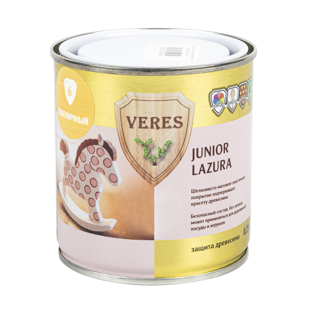 Верес джуниор № 6 пшеничный 0,25 л (1/6) "veres"