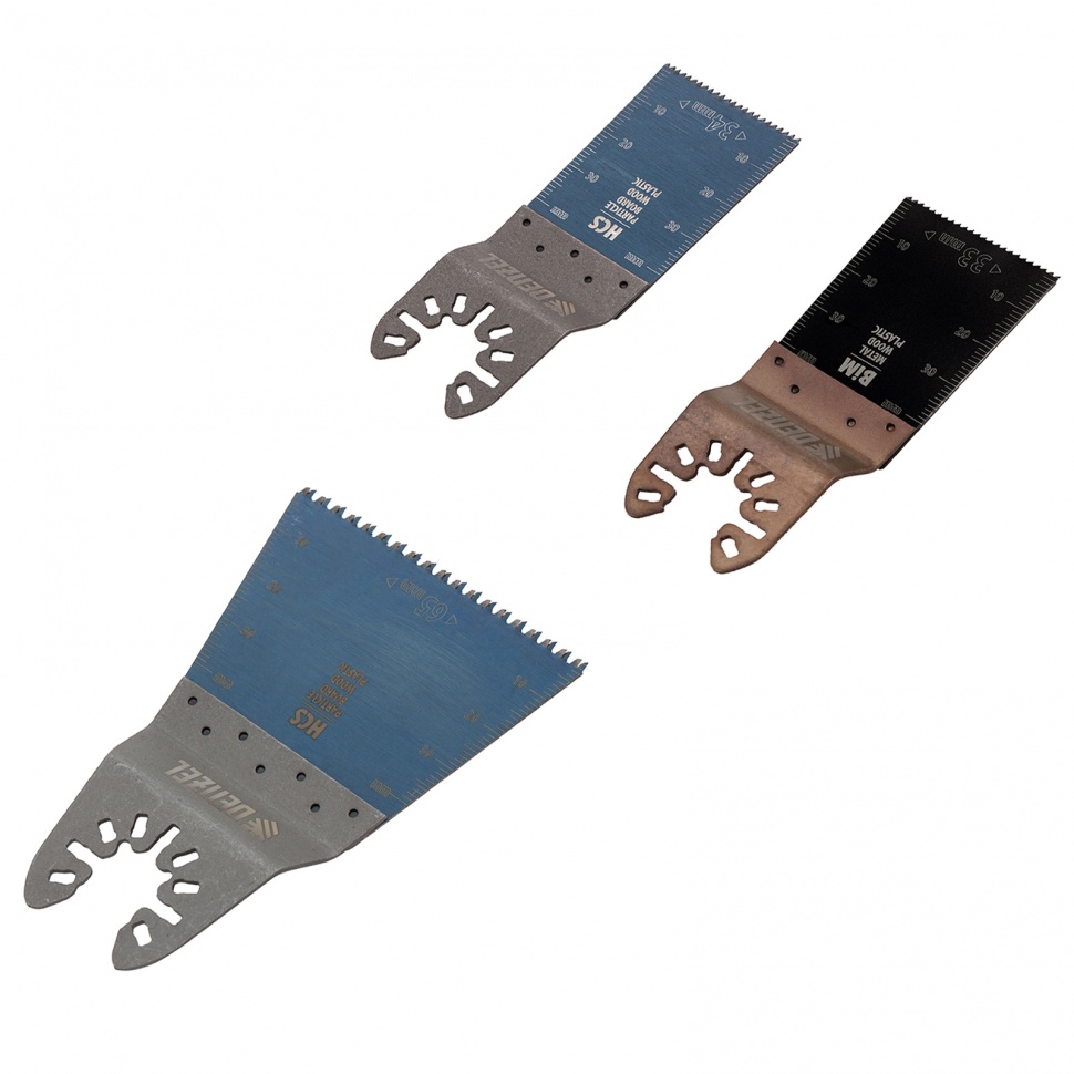 Набор насадок для МФИ по дереву и металлу, 3 шт Denzel (782403)