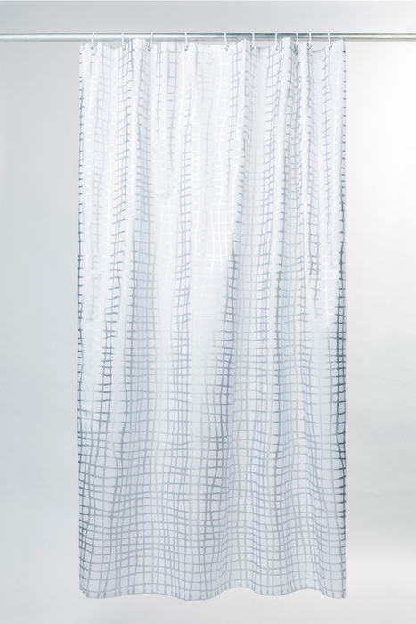 Штора для ванной 200*180 см (полиэстер) silver gauze (1/20) "iddis" 341p20ri11