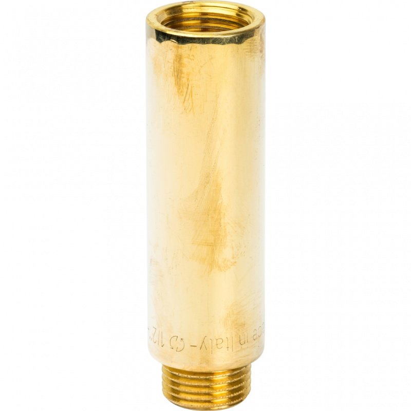 Удлинитель резьбовой ВН 1/2" x 80 мм латунь STOUT
