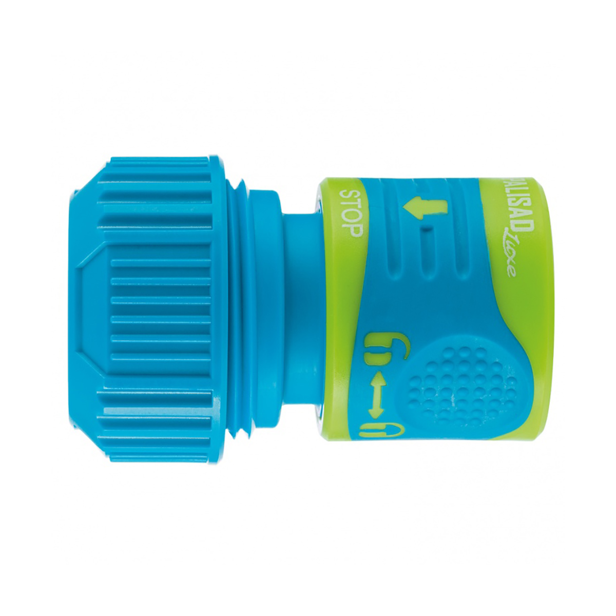 Соединитель для шлангов "luxe" 3/4" аквастоп (1/96) "palisad" 66242