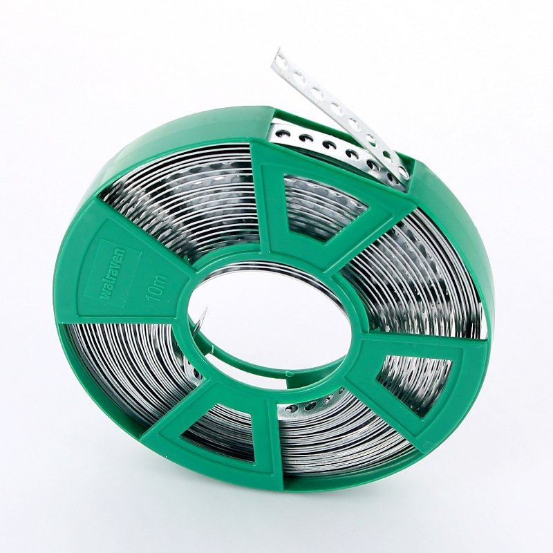 Монтажная перфолента WALRAVEN 12x0,8 мм (10м) оцинк.сталь, BIS