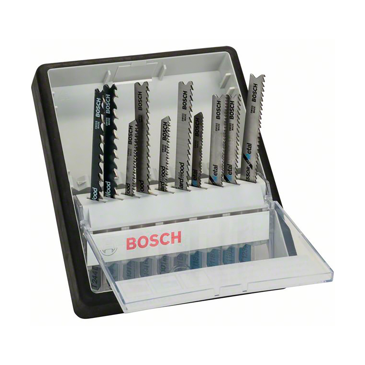 Полотна д/ эл. лобзика по металлу, дереву "robust line" 10 шт. (1)  "bosch" 2607010542