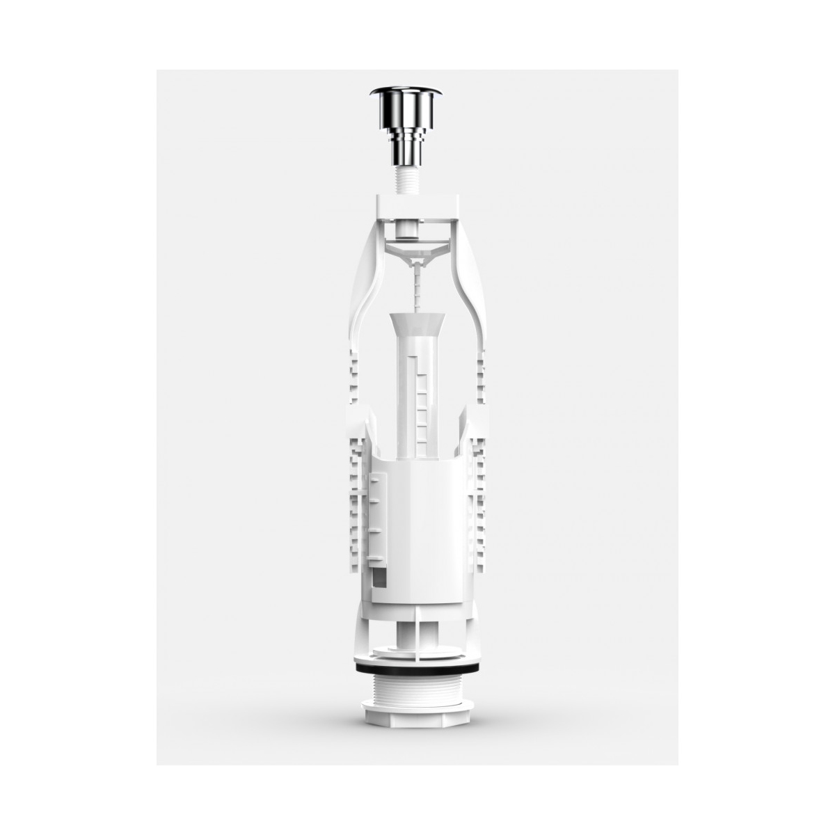 Арматура водосливная "eko 12" 1 кнопка, боковой подвод (1/18) "berges"