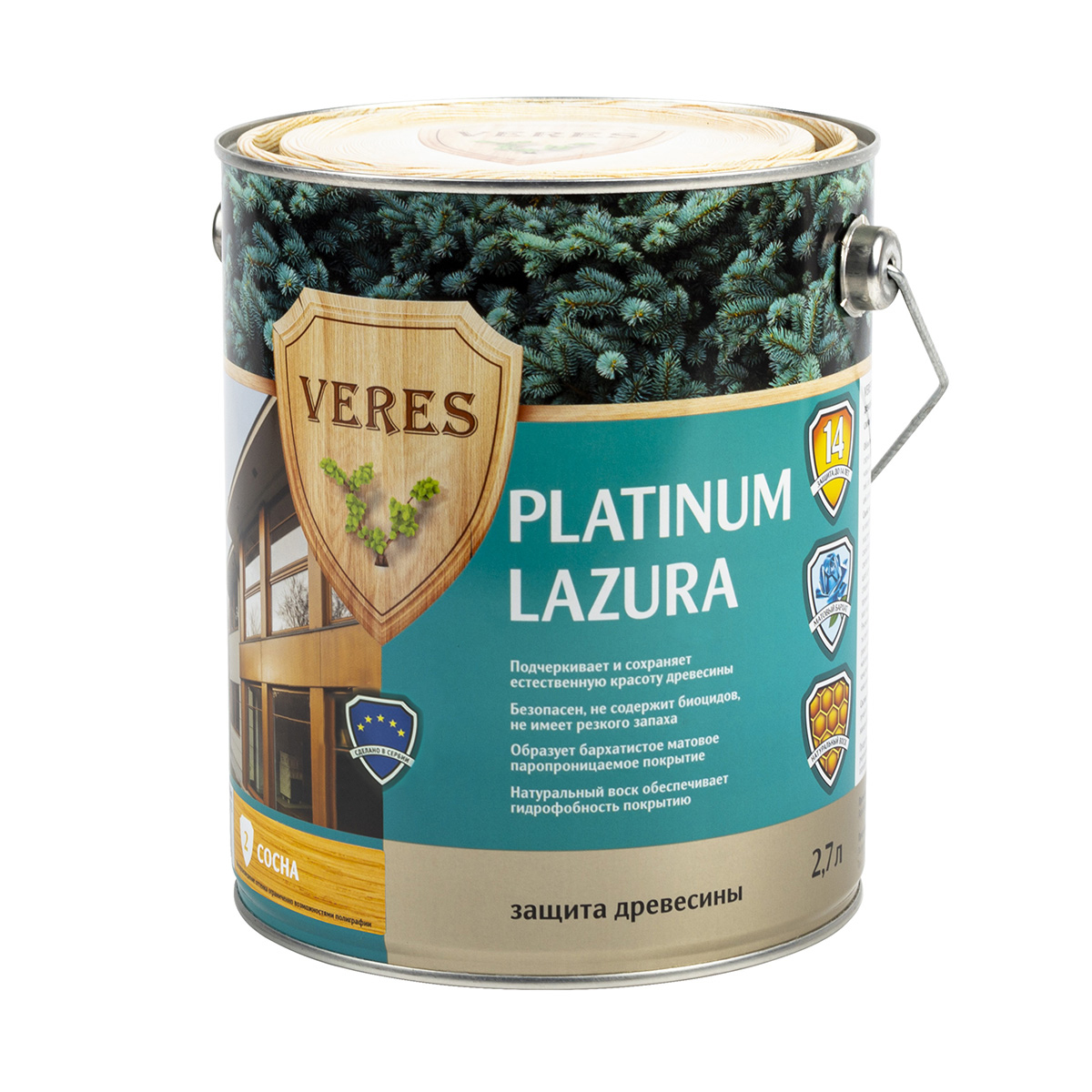 Верес платинум № 2 сосна  2,7 л (1/4) "veres"