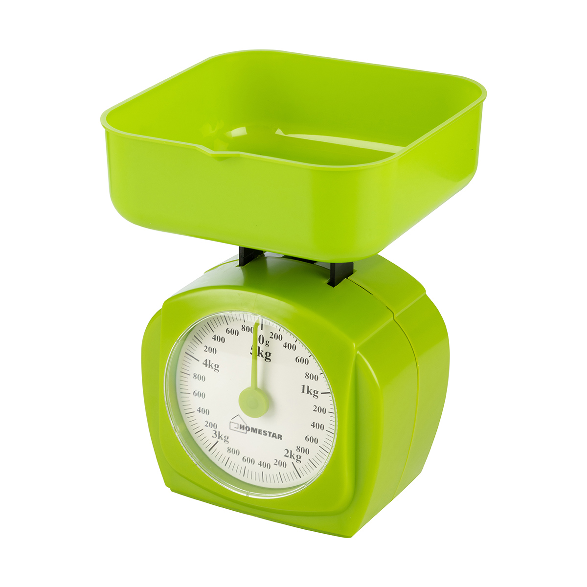Весы кухонные механические "homestar" hs-3005м, до 5 кг (зеленые) (1/24)
