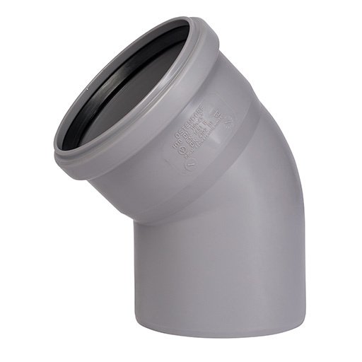 Отвод однораструбный 32 х 45° OSTENDORF HTB для канализации