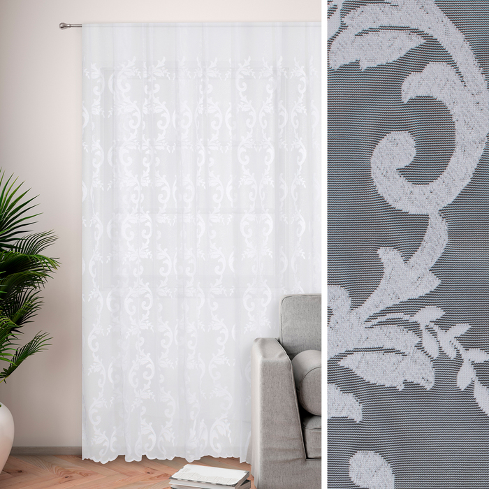 Тюль "барокко" 250*250 см (1/8) "этель" 2844462