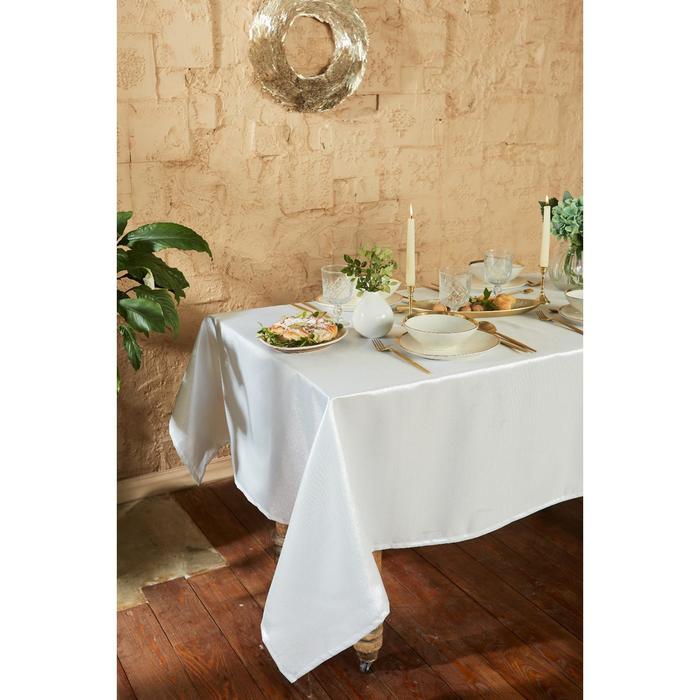 Скатерть "этель" северное сияние 142*220 см (серебро) (1/20) 7097308