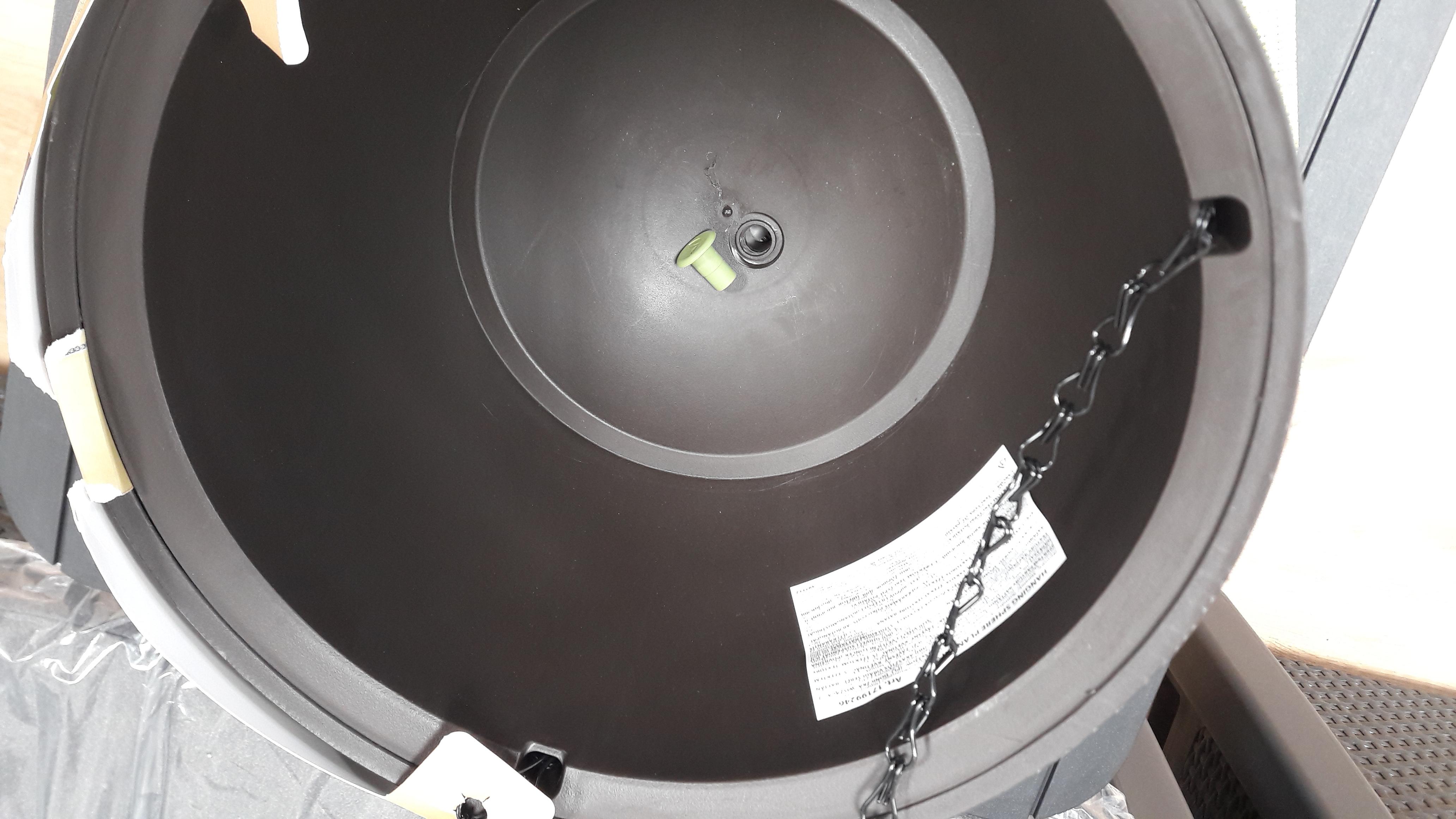 Подвесное кашпо под ротанг (Keter Rattan Hanging) коричневый