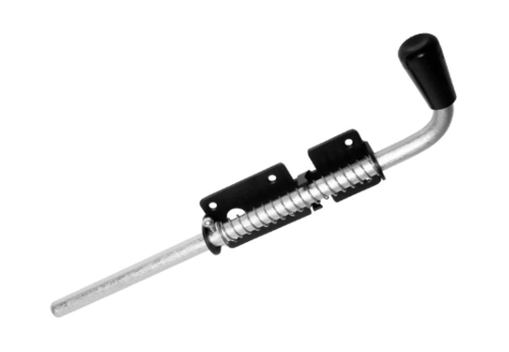 Засов с пружиной 400 мм медь антик (5) домарт