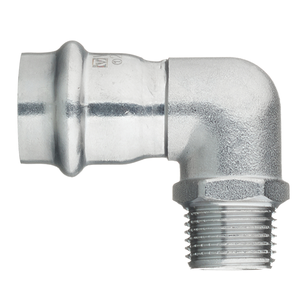 Угол H-пресс 22 х 1/2" нержавеющая сталь VALTEC