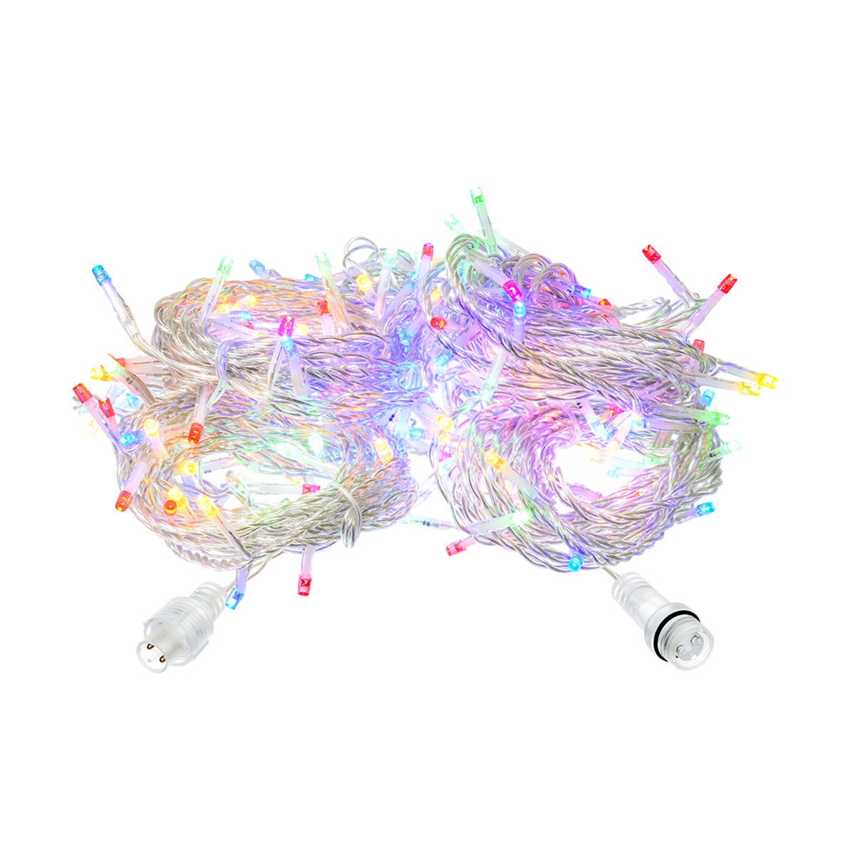 Электрогирлянда-конструктор "занавес" 1*4 м, 192 разноцв. лампы, 6 нитей (1/4) "vegas"