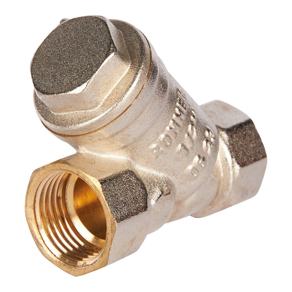 ROMMER 1/2" Фильтр грубой очистки косой 500 мкр.