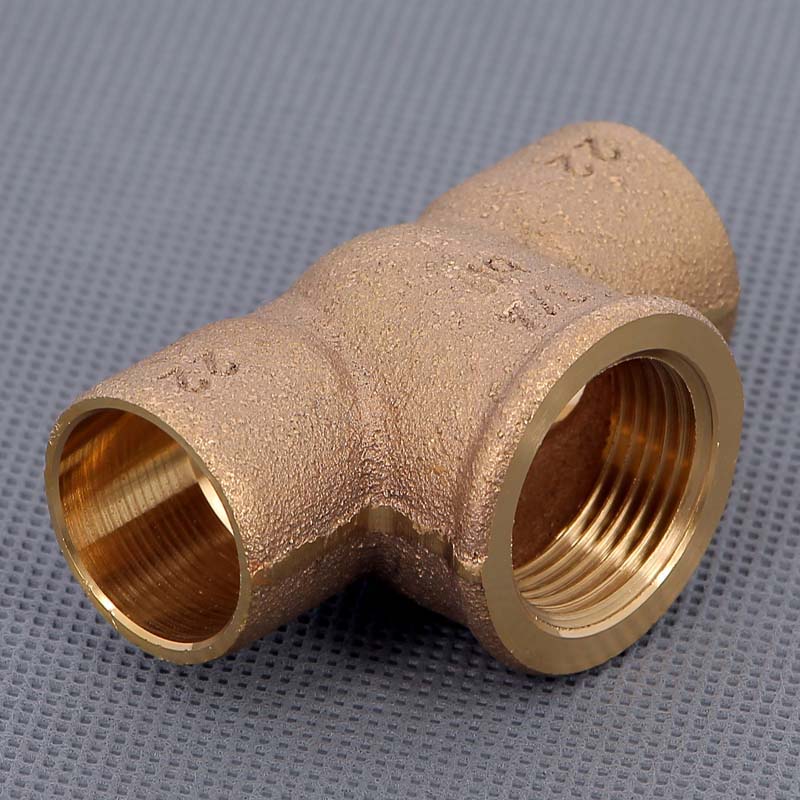 Тройник переходной под пайку ВР 22 х 3/4" VIEGA медный