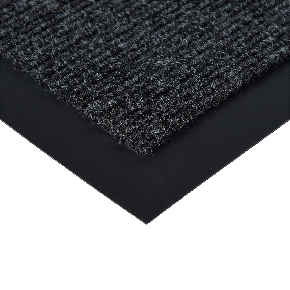 Коврик влаговпитывающий ребристый “trip” 50*80 см серый (1/10) "vortex" 24192