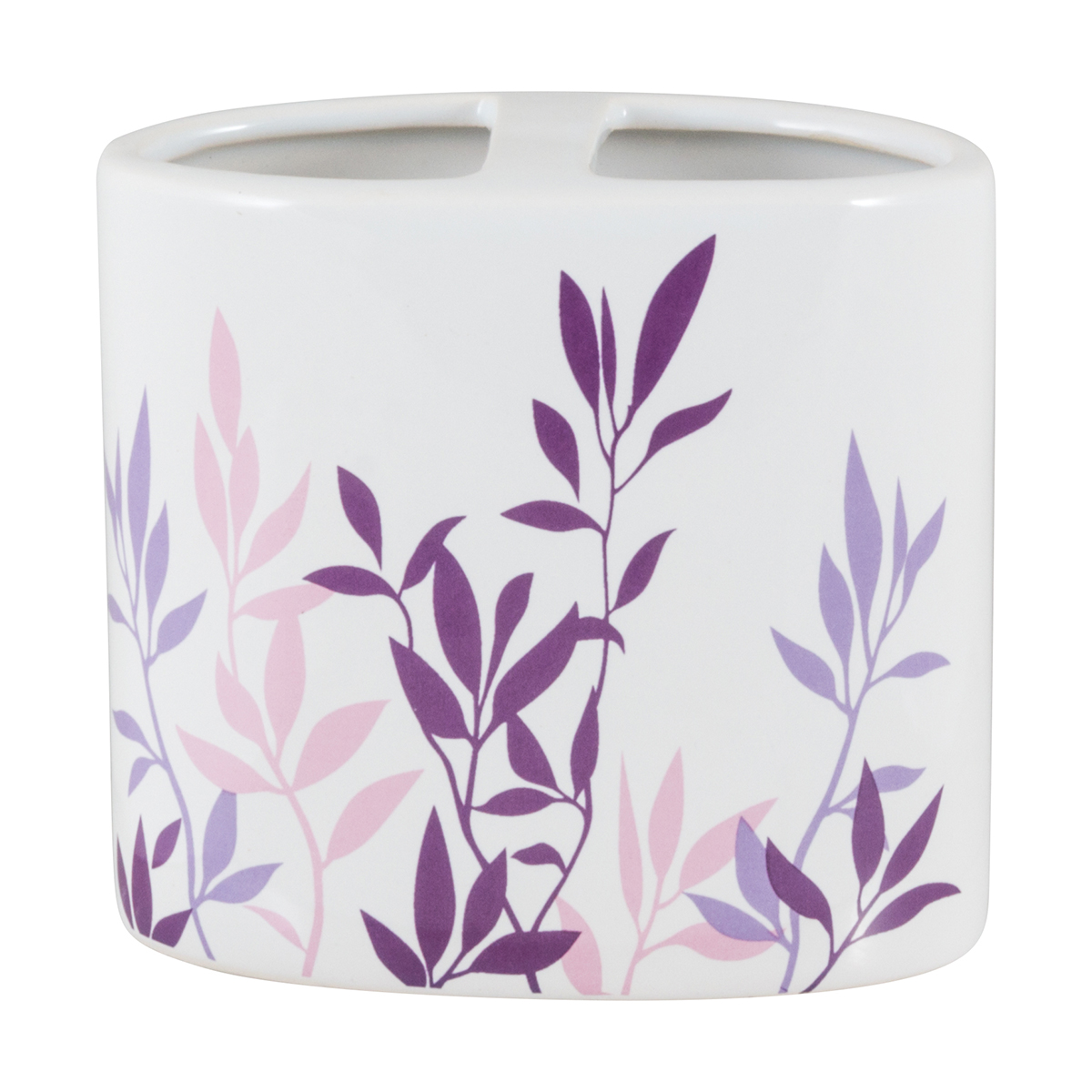 Стакан для ванной комнаты "полынь" tbh-pol, с разделителями, керамика (1/4/24) "рыжий кот"