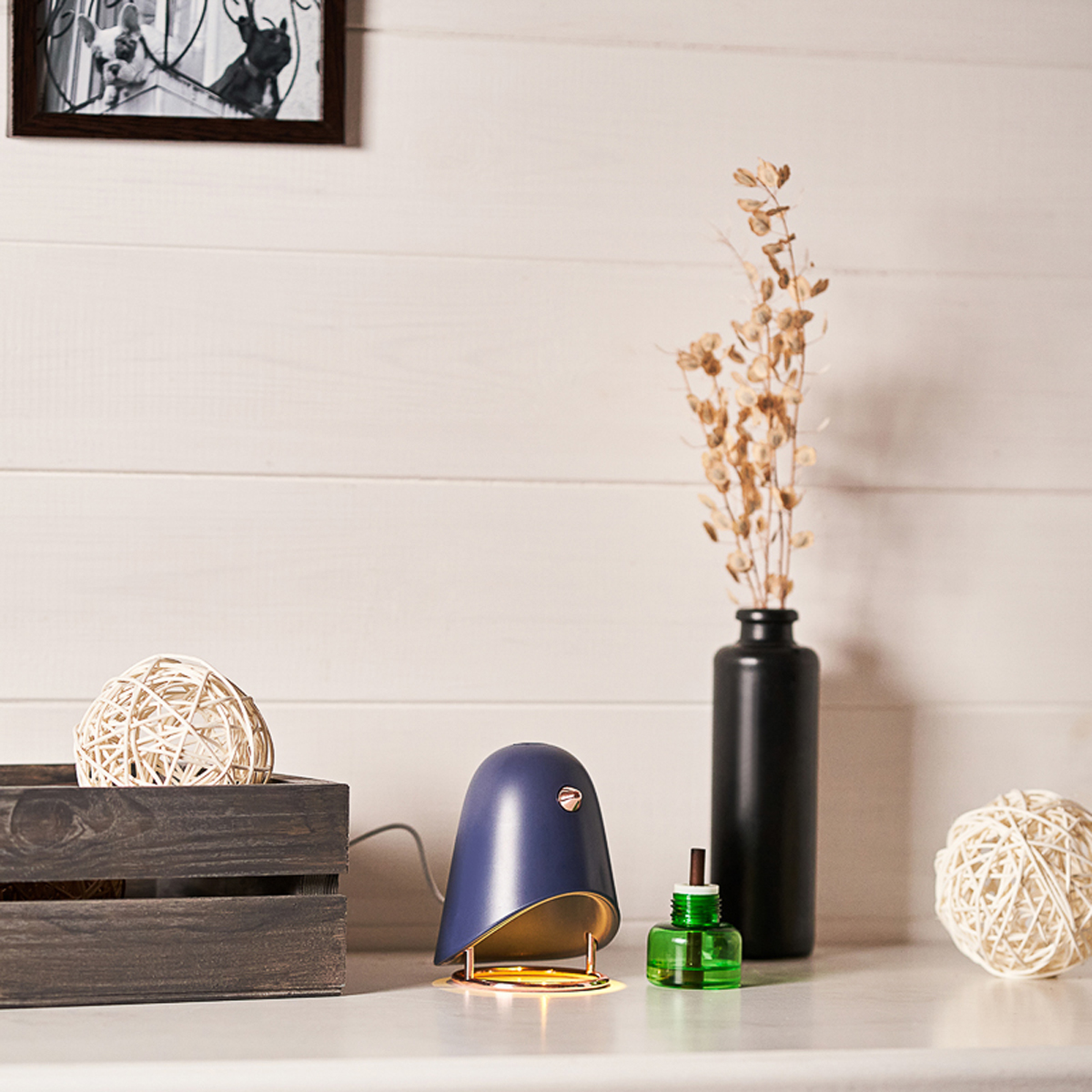 Электрофумигатор-ночник usb (темно-синий) (1/48) "rexant" 71-0054